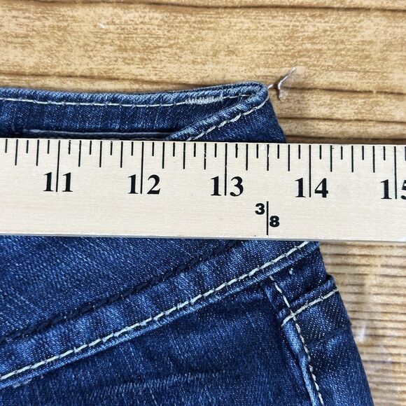 Miss Me Jeans Women’s 27 Blue Skinny JP46565 Sequence Embroidered Flap Pockets - Picture 5 of 16